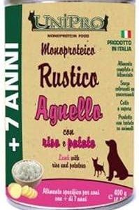 Unipro Cane Rustico Agnello Riso E Patate 7+ 400 Gr 24x