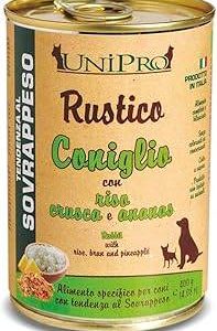 Unipro Cane Rustico Coniglio Riso Crusca E Ananas 400 Gr 24x