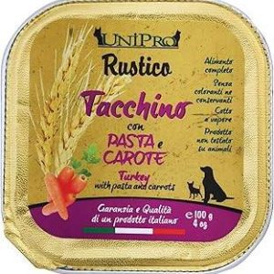Unipro Dog Rustico Tacchino Pasta E Carote 100 Gr