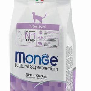 Monge Gatto Natural Superpremium Sterilised Ricco in Pollo 400 Gr