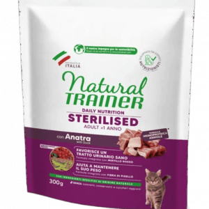 Trainer Natural Cat Sterilized Anatra 300 Gr (1)