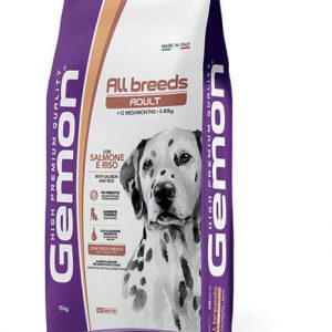 Gemon Cani Salmone E Riso Adult All Breeds 15 Kg (1)