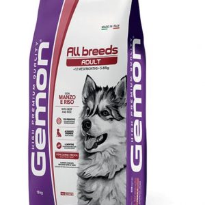 Gemon Manzo E Riso Cane Adult All Breeds 15 Kg (1)