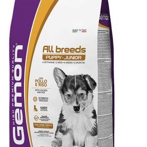Gemon Pollo E Riso Puppy Junior Cane 3 Kg (1)