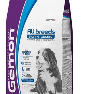 Gemon Tonno E Riso Puppy e Junior Dog All Breeds15 Kg (1)