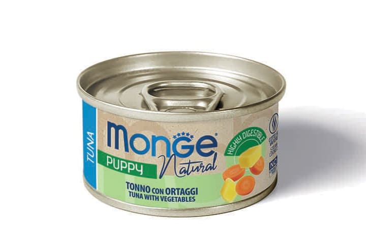 Monge Puppy Tonnetto E Ortaggi Natural Cane Lattina 95 Gr (1)