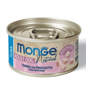 Monge Tonnetto E Prosciutto Natural Puppy Cane Lattina 95 Gr