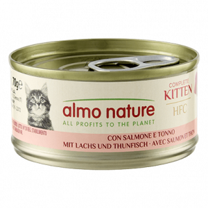 Hfc Cat Complete Kitten Salmone E Tonno Lattina 70