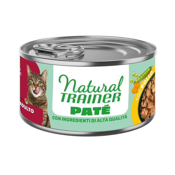 Natural Trainer Patè Adult Pollo Gatto 85 Gr (1)