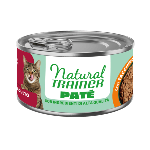 Natural Trainer Patè Adult Tacchino Gatto 85 Gr (1)