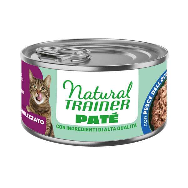 Natural Trainer Sterilized Pesce Dell'oceano Gatto 85 Gr (1)