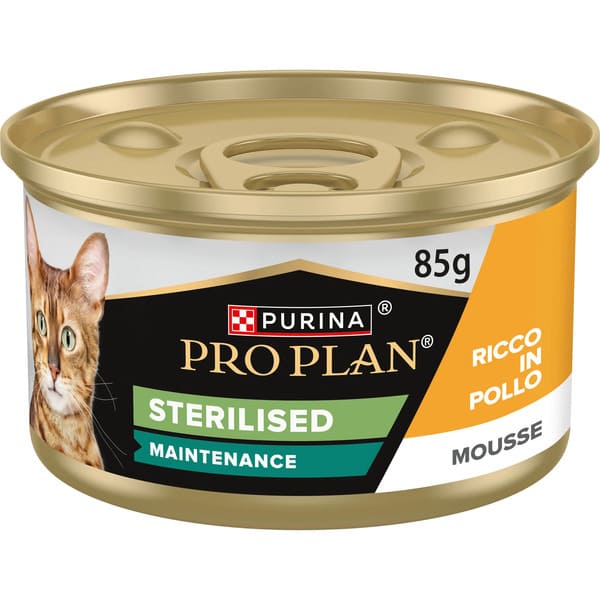 Pro Plan Cat Sterilized Mousse E Pollo 24X85 Gr