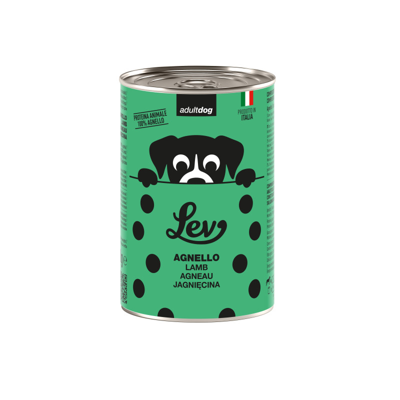 Lev Cane Mono Agnello Lattina 400 Gr