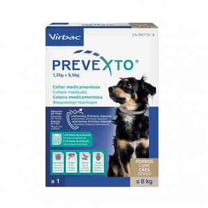 Prevexto Collare Antiparassitario Cane Minore di 8 Kg